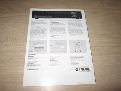 Yamaha-TX802+VL1 Original Brochures -Rare